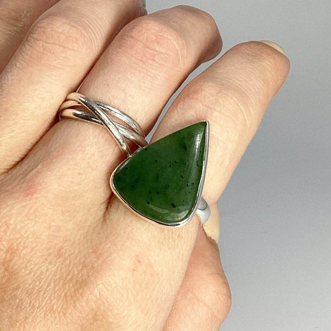 Canadian Jade Ring - Rocks and Gems Canada