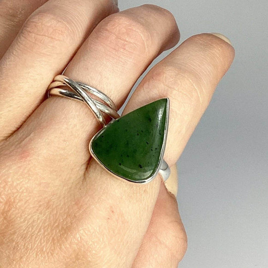 Canadian Jade Ring - Rocks and Gems Canada