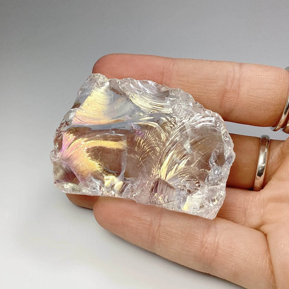 Opalescent Quartz Rough Chunk - Rocks and Gems Canada