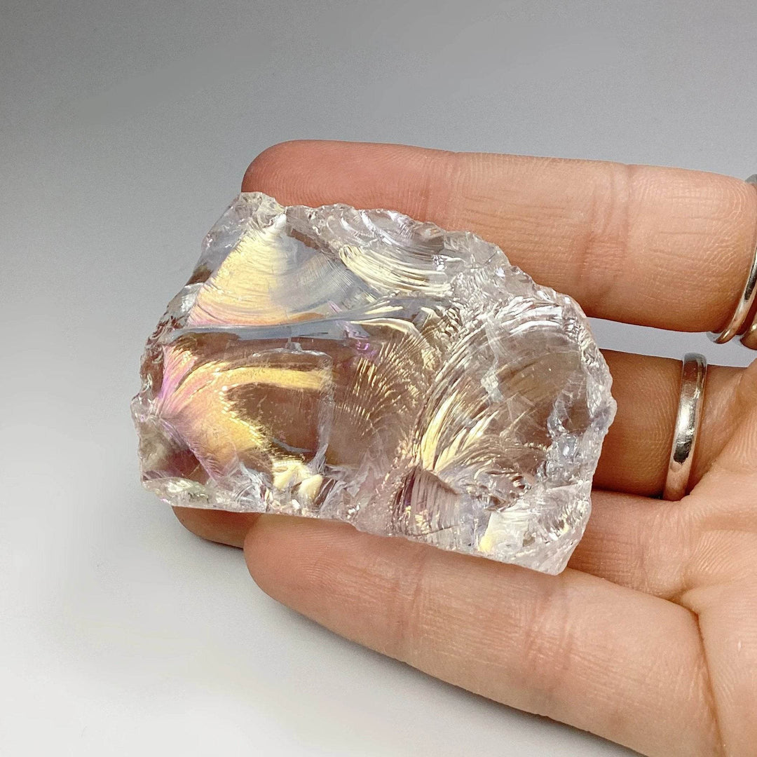 Opalescent Quartz Rough Chunk - Rocks and Gems Canada