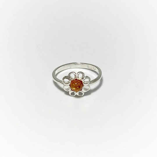 Cognac Amber Ring - Small Sizes - Rocks and Gems Canada
