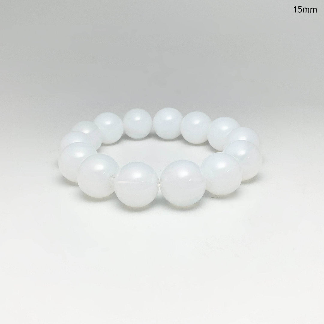 Moon Quartz Beaded Bracelet - Rocks and Gems Canada