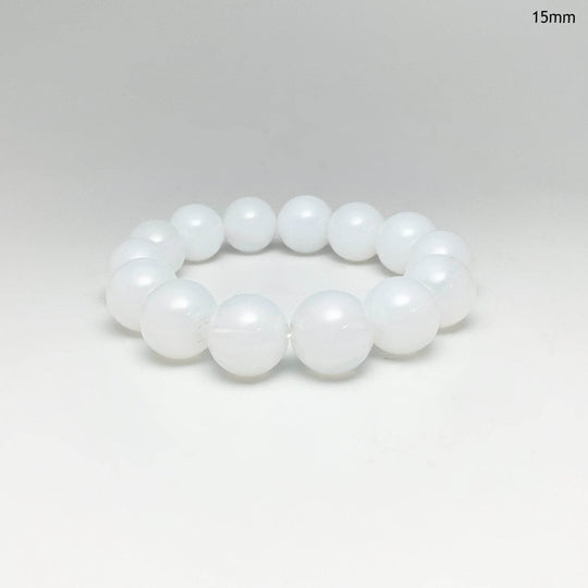 Moon Quartz Beaded Bracelet - Rocks and Gems Canada