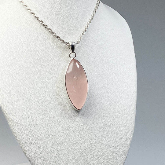 Rose Quartz Pendant - Rocks and Gems Canada