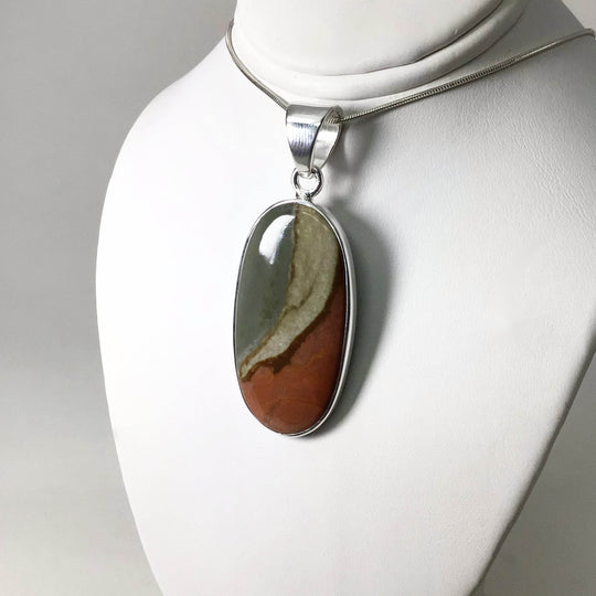 Polychrome Scenic Jasper Pendant - Rocks and Gems Canada