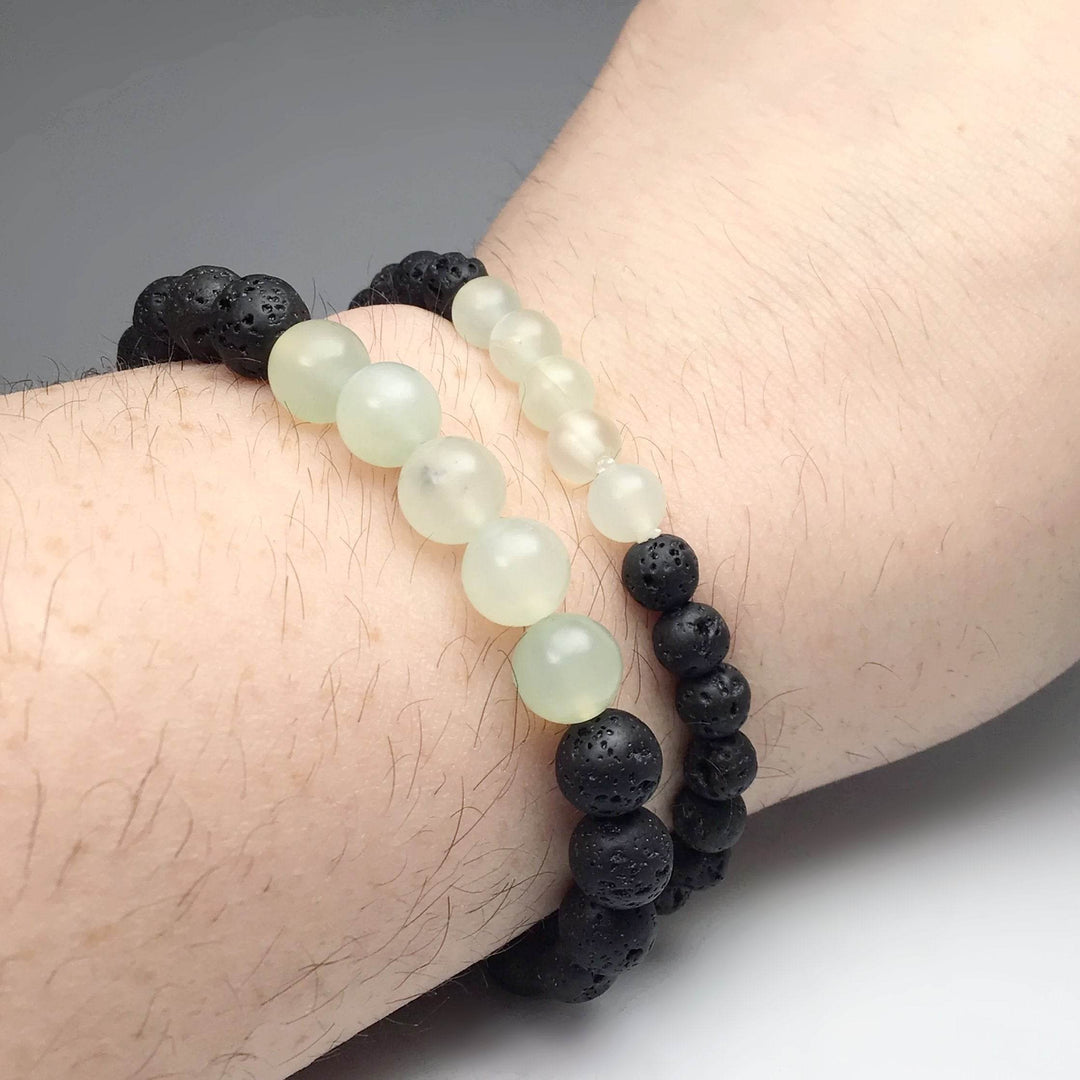 New Jade Beaded Bracelet - Rocks and Gems Canada