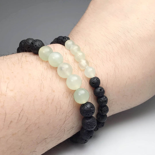 New Jade Beaded Bracelet - Rocks and Gems Canada