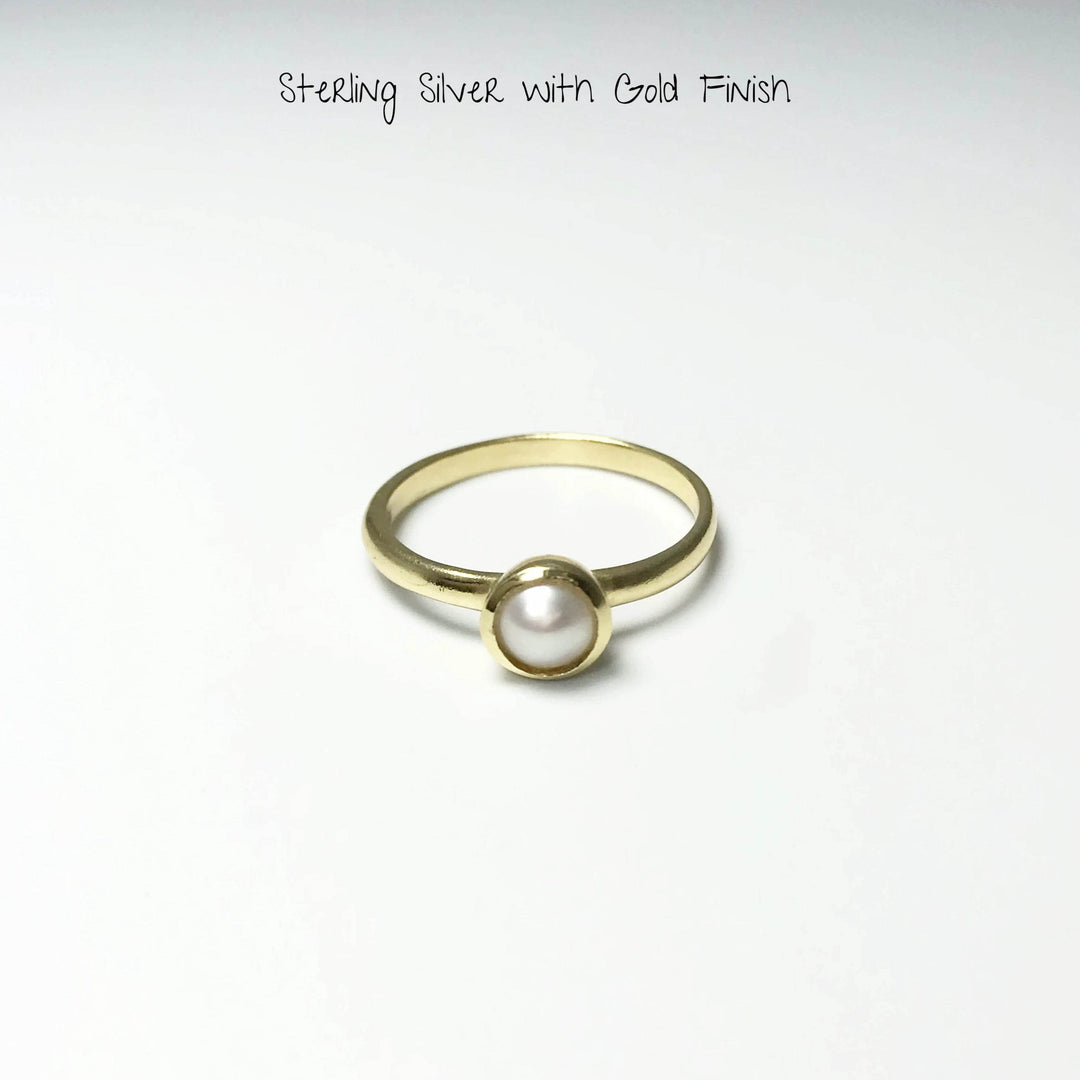 Freshwater Pearl Ring - Rocks and Gems Canada