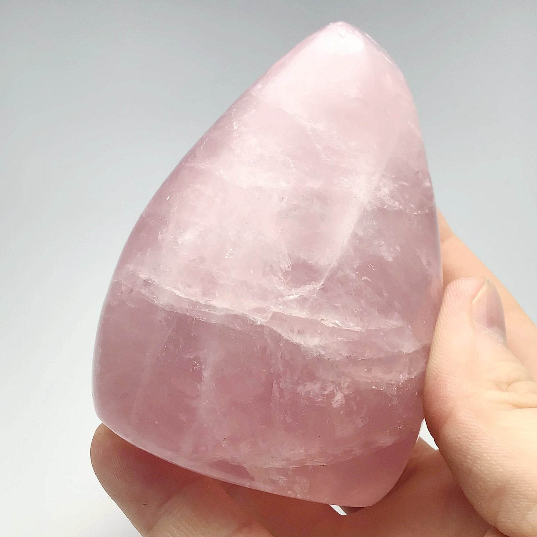 Rose Quartz Stand Up - Rocks and Gems Canada