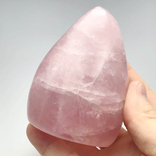 Rose Quartz Stand Up - Rocks and Gems Canada