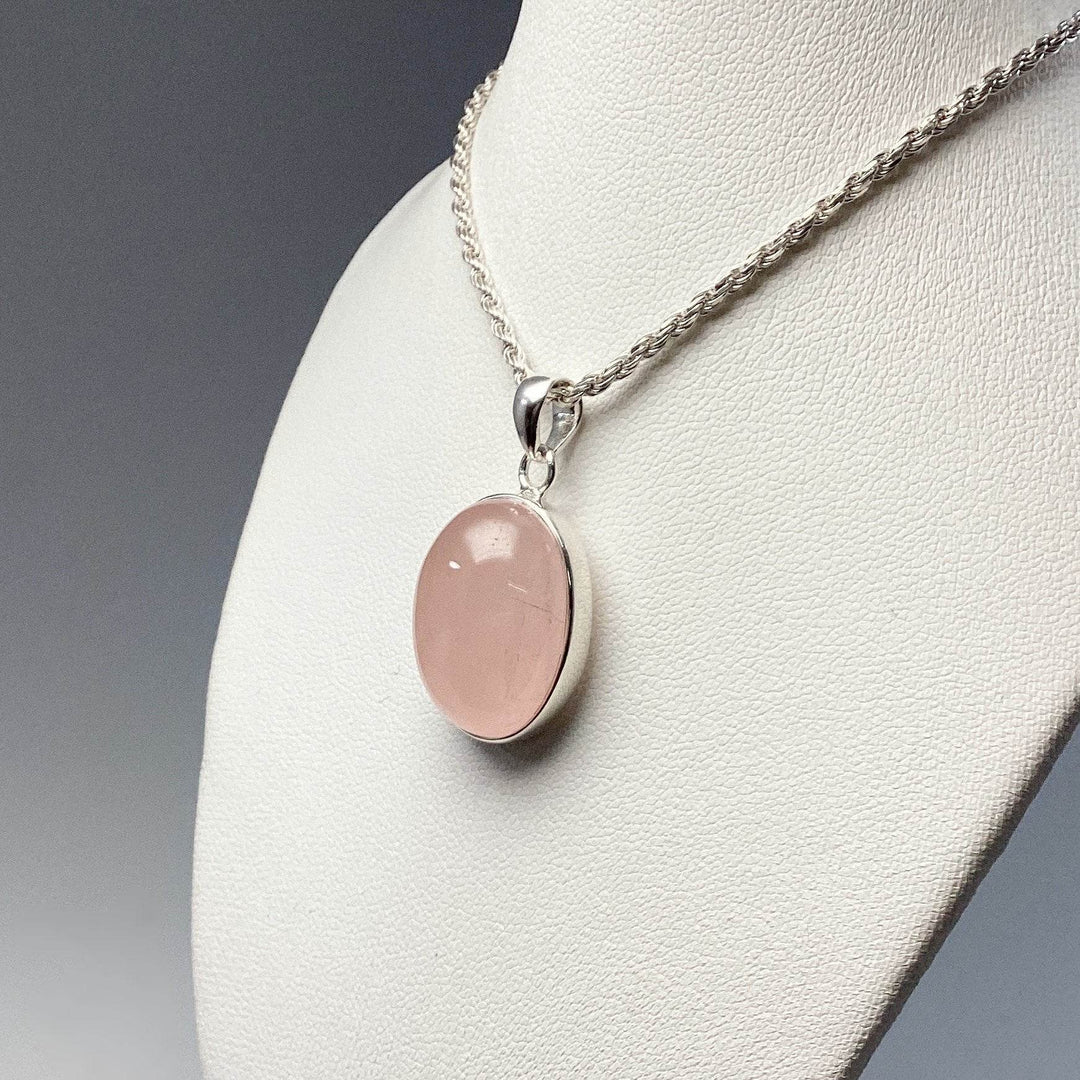 Rose Quartz Pendant - Rocks and Gems Canada