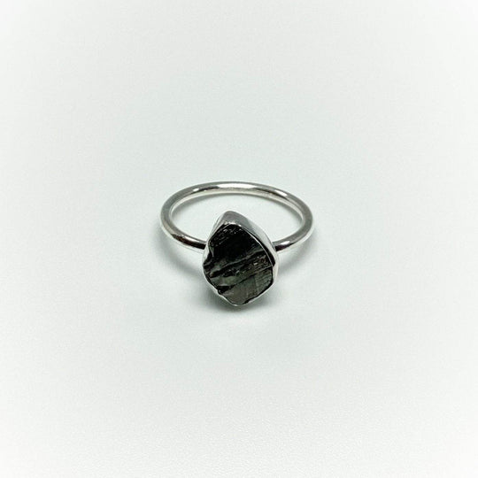 Raw Elite Shungite Ring - Rocks and Gems Canada