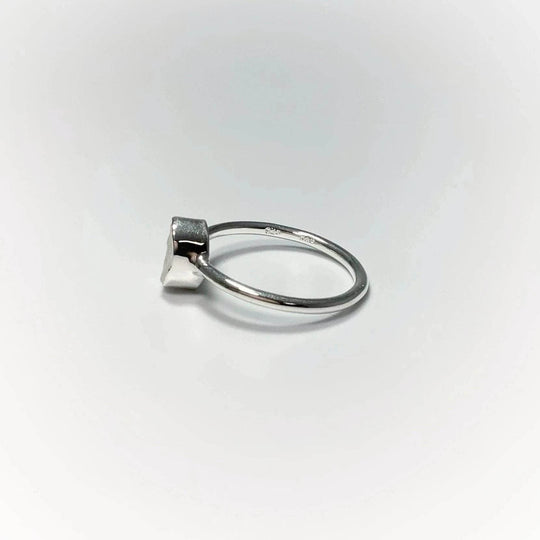 Raw Rainbow Moonstone Ring - Rocks and Gems Canada