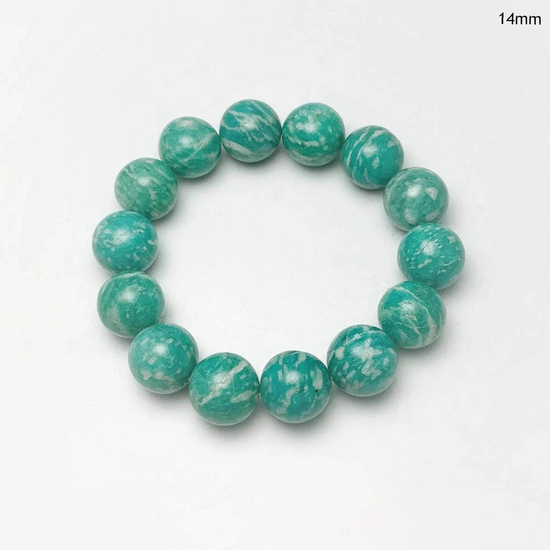Striped Amazonite Beaded Bracelet - Rocks and Gems Canada