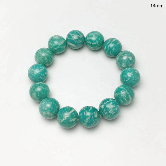 Striped Amazonite Beaded Bracelet - Rocks and Gems Canada