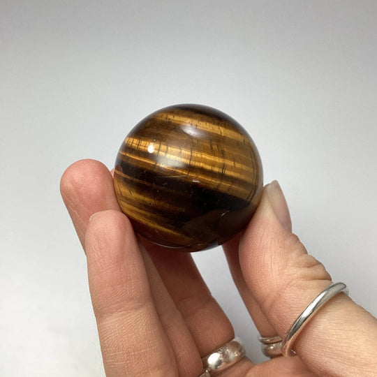 Tiger Eye Sphere - Rocks and Gems Canada