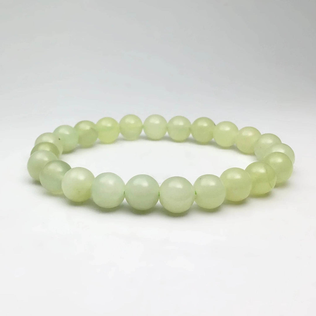 New Jade Beaded Bracelet - Rocks and Gems Canada