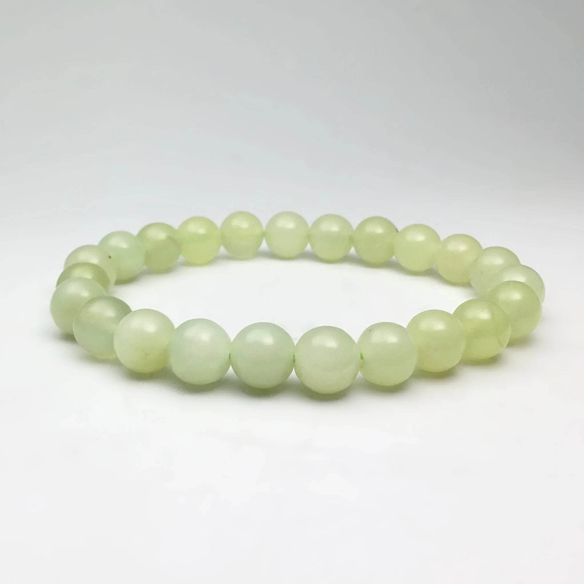 New Jade Beaded Bracelet - Rocks and Gems Canada