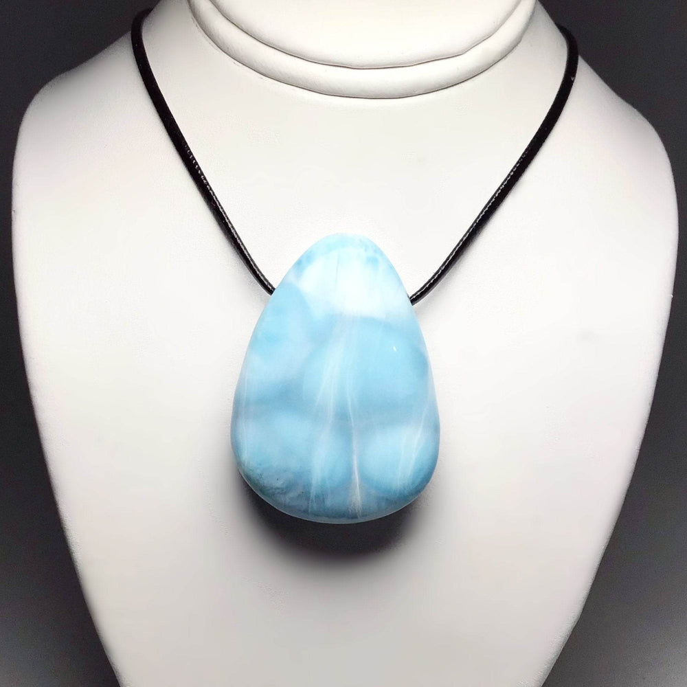 Larimar Drilled Pendant - Rocks and Gems Canada
