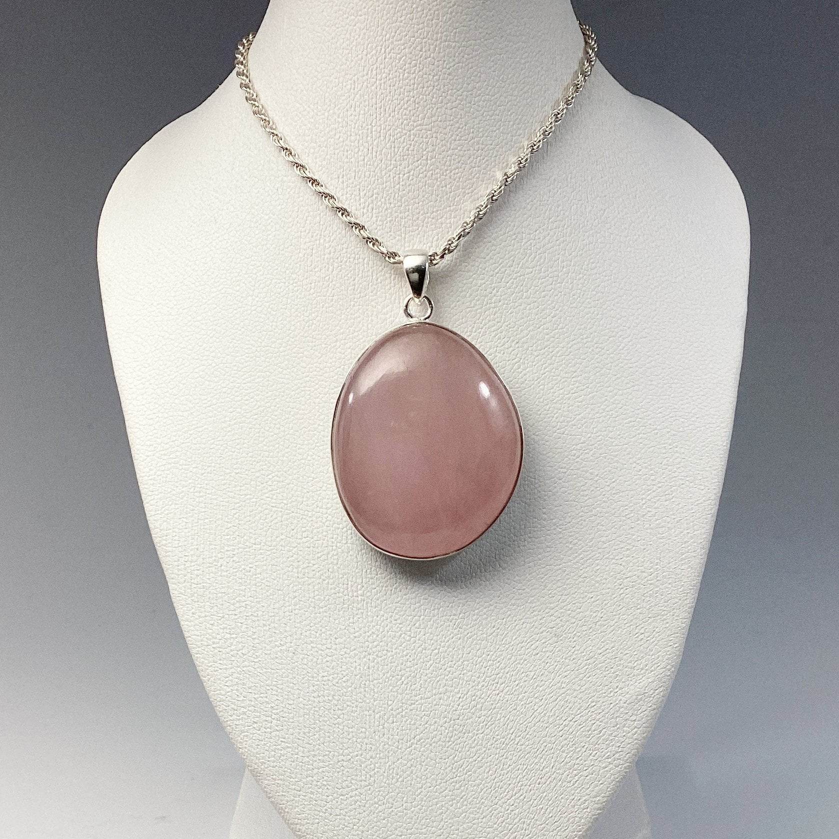 Rose Quartz Pendant - Rocks and Gems Canada
