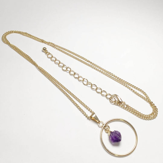 Amethyst Necklace - Rocks and Gems Canada