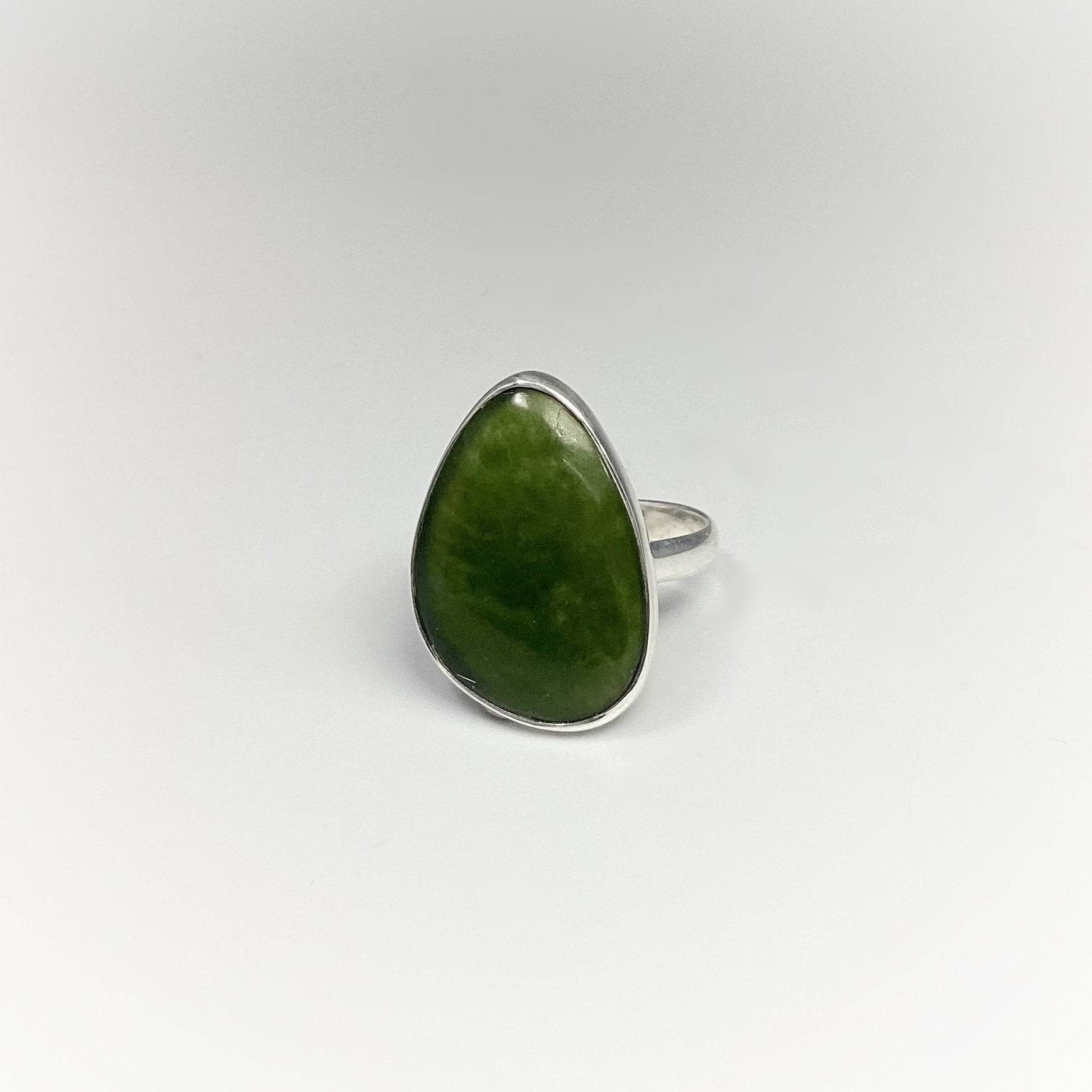 Canadian Jade Ring - Rocks and Gems Canada