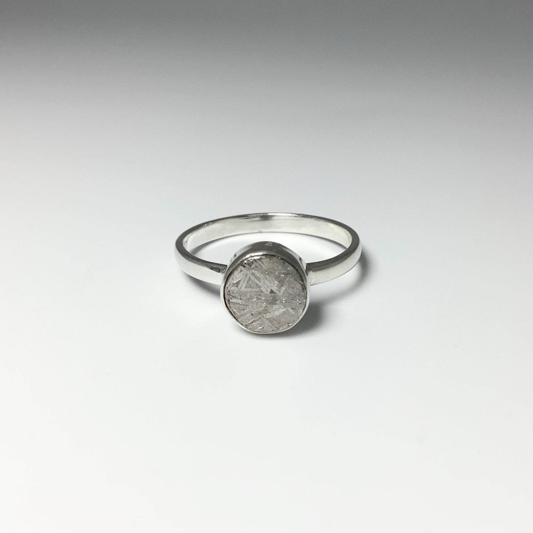 Muonionalusta Meteorite Ring - Rocks and Gems Canada