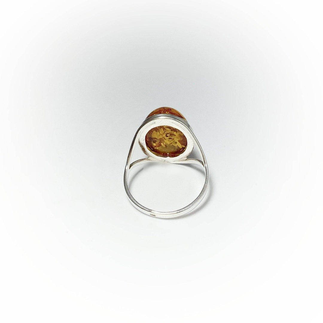 Cognac Amber Ring - Rocks and Gems Canada