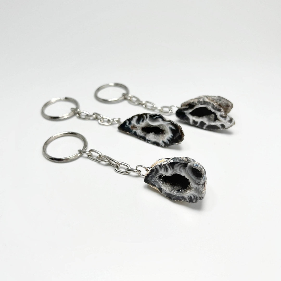 Geode Keychain - Rocks and Gems Canada