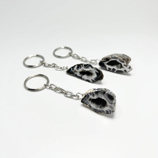 Geode Keychain - Rocks and Gems Canada