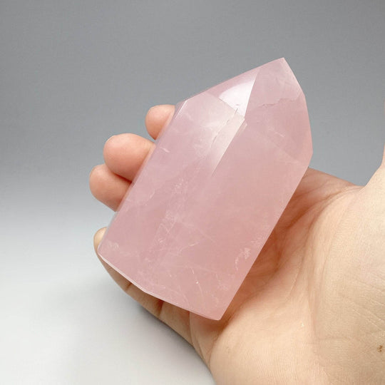 Rose Quartz Point - Rocks and Gems Canada