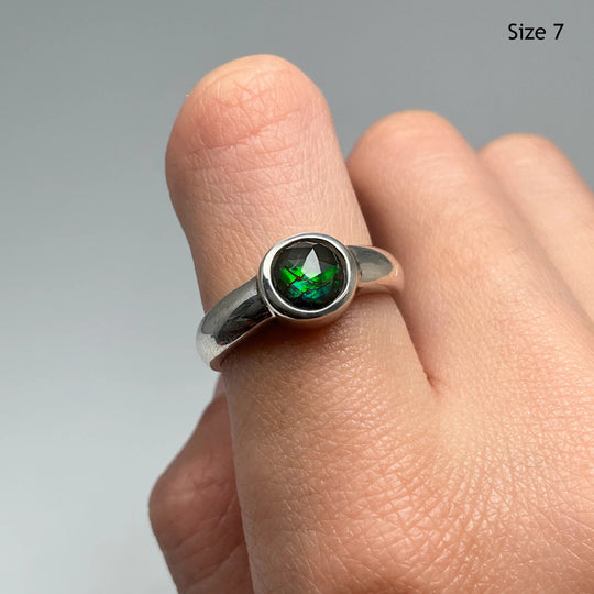 Alberta Ammolite Ring