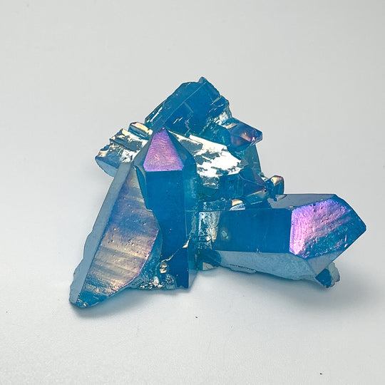 Aqua Aura Quartz Cluster
