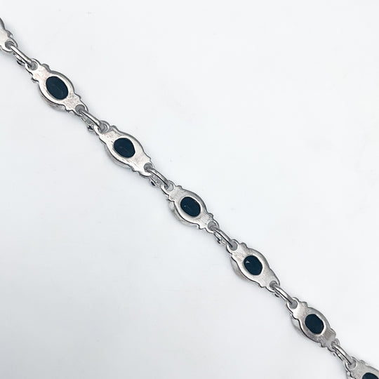 Black Onyx Sterling Silver Bracelet