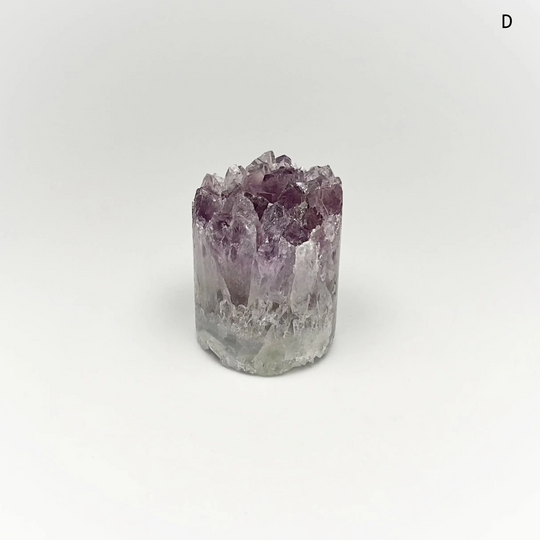 Amethyst Druze Cylinder Stand Up - Rocks and Gems Canada