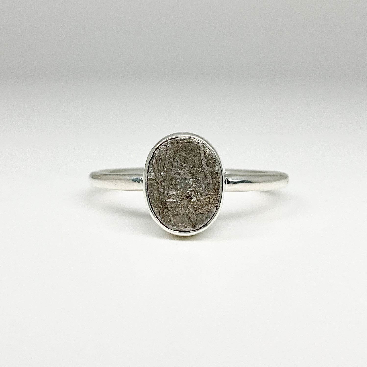 Muonionalusta Meteorite Ring – Rocks and Gems Canada