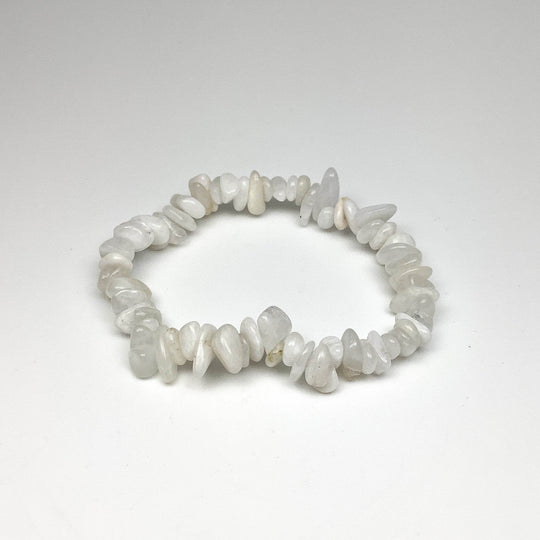Moonstone Chip Beaded Bracelet - Rocks and Gems Canada