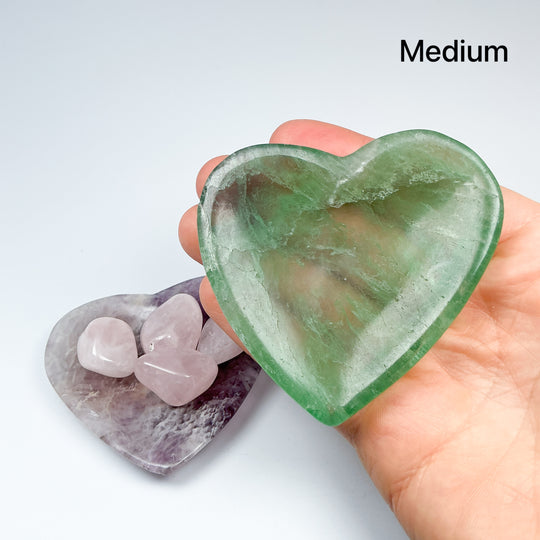 Fluorite Heart Bowl - Rocks and Gems Canada