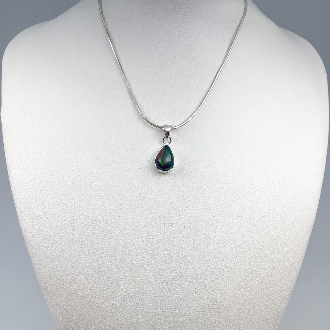 Black Ethiopian Opal Pendant