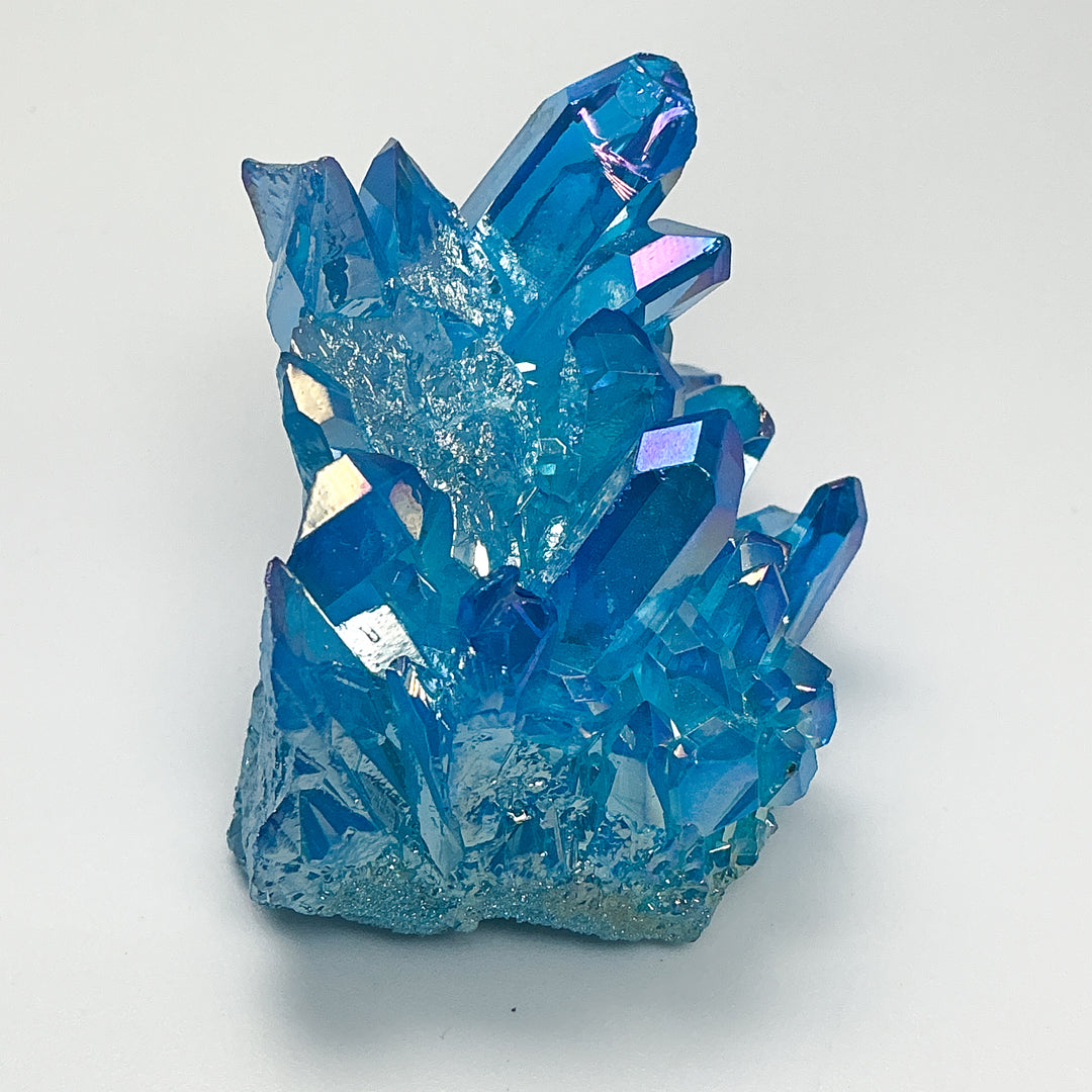 Aqua Aura Quartz Cluster