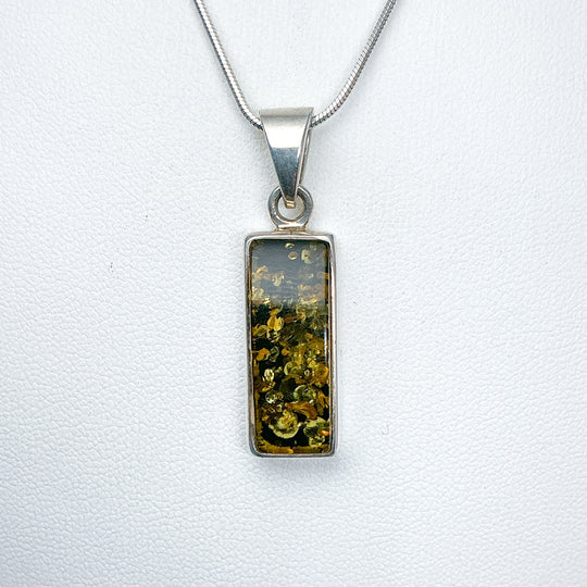 Green Amber Pendant