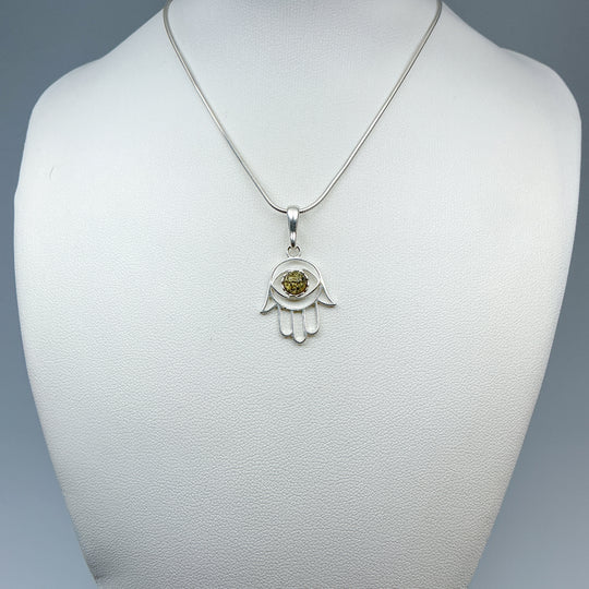 Green Amber Pendant - Rocks and Gems Canada