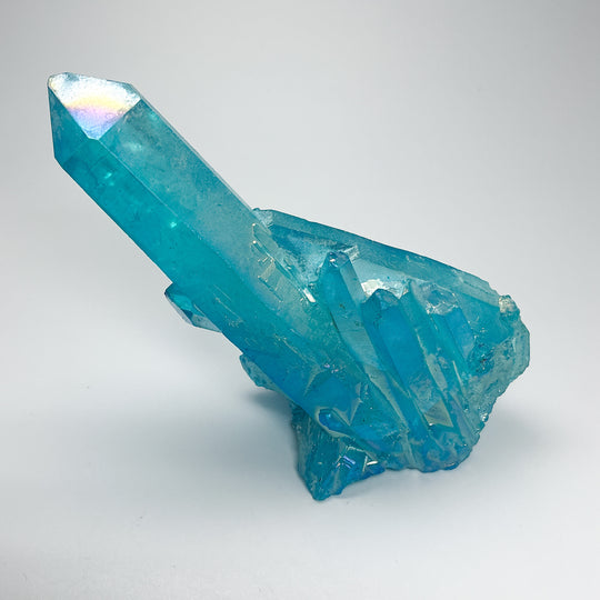 Aqua Aura Quartz Cluster