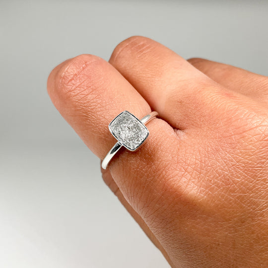 Muonionalusta Meteorite Ring - Rocks and Gems Canada