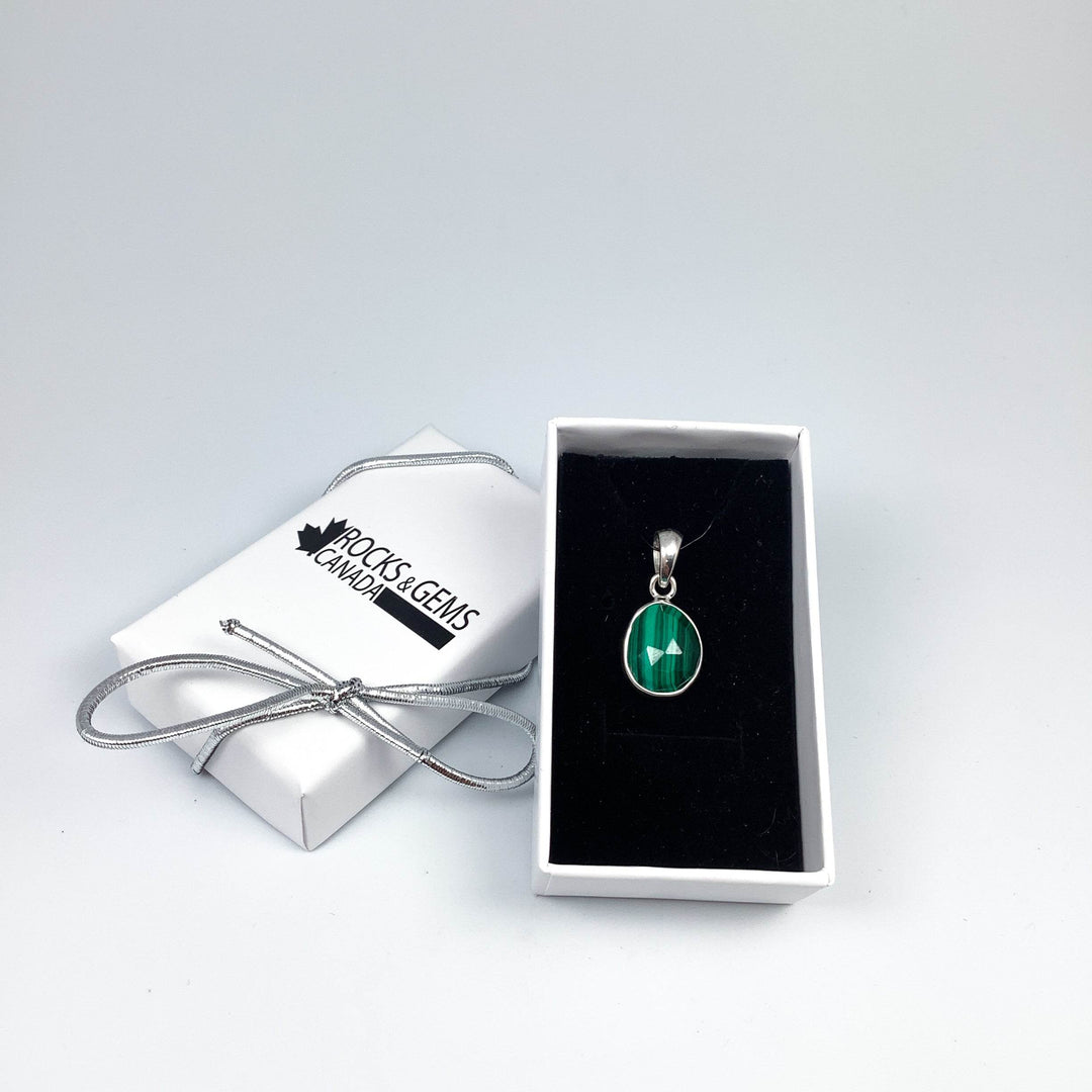 Malachite Pendant - Rocks and Gems Canada