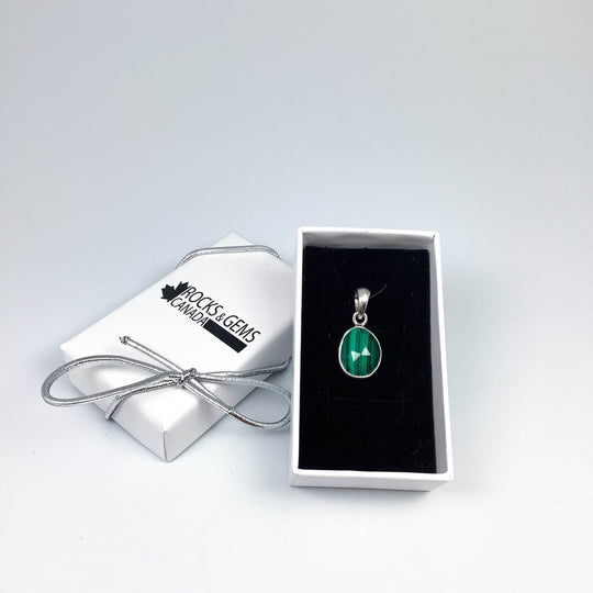 Malachite Pendant - Rocks and Gems Canada