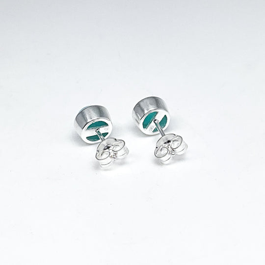 Amazonite Stud Earrings - Rocks and Gems Canada