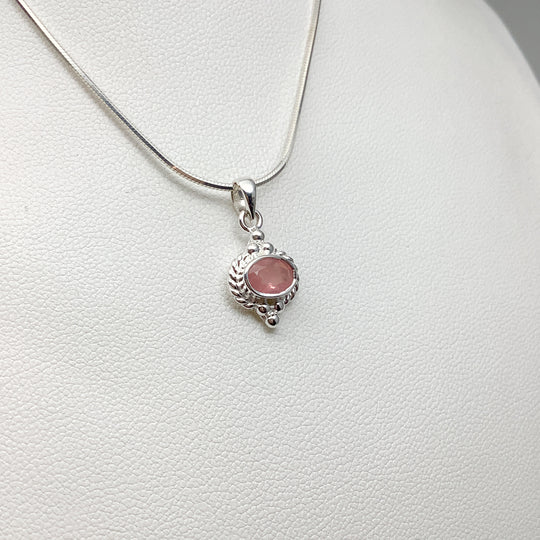 Rose Quartz Pendant - Rocks and Gems Canada