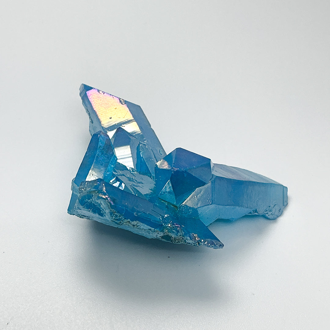 Aqua Aura Quartz Cluster