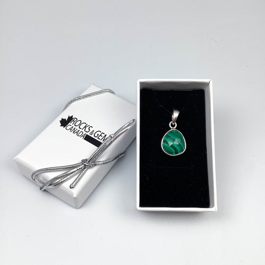 Malachite Pendant - Rocks and Gems Canada